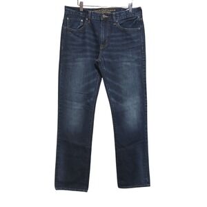 American Eagle Original Straight Jeans Dark Wash Denim Pants Mens 32x34‎